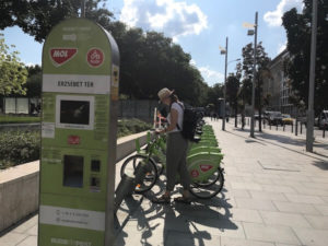 BuBi bikes are all around Budapest
