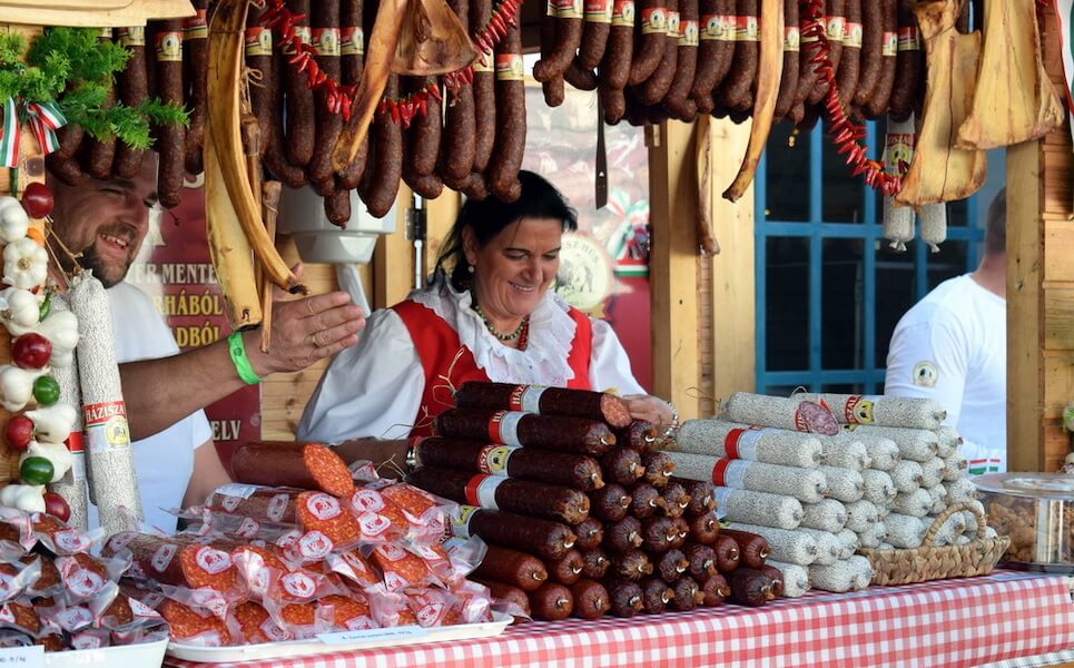 Hungarian Sausage Festival in Budapest